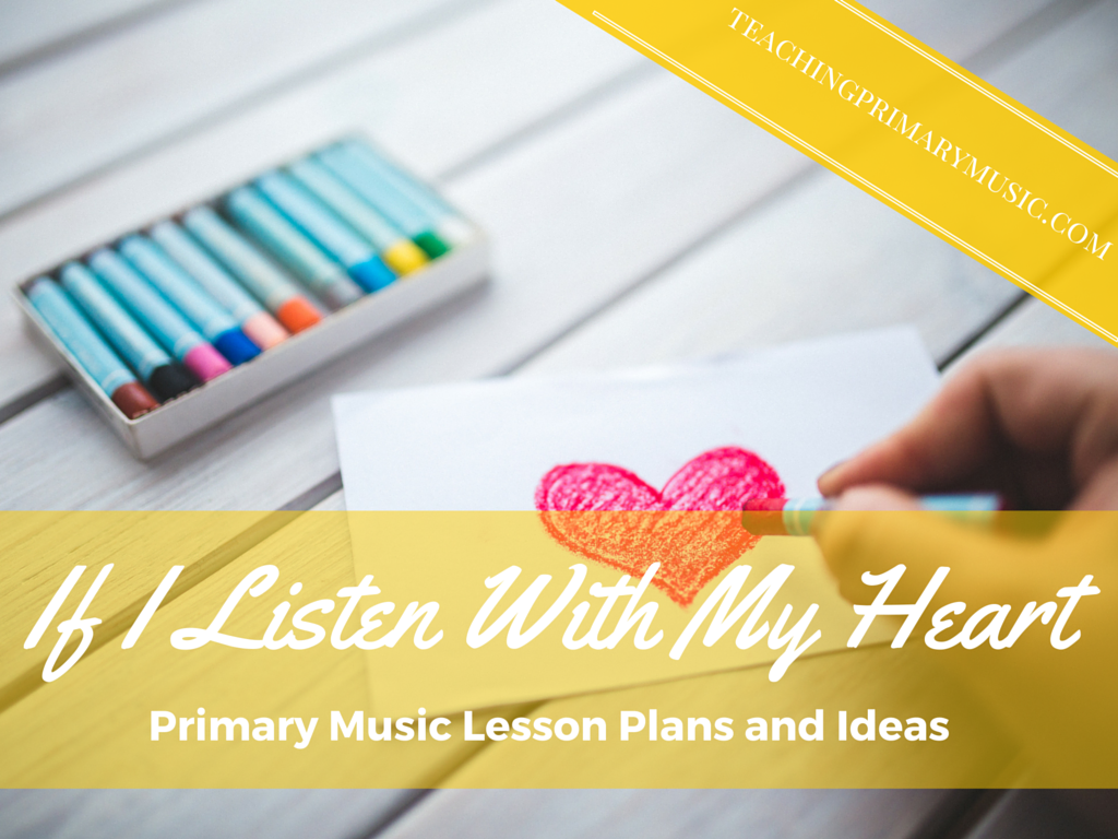 If I Listen with My Heart: Monthly Plan for Verses 1, 2, and 3