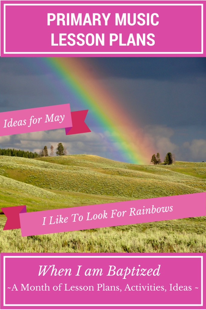When I Am Baptized: I like to look for Rainbows – Ideas for Younger and ...
